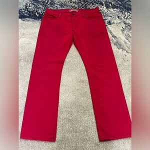 Robins jeans red with stones